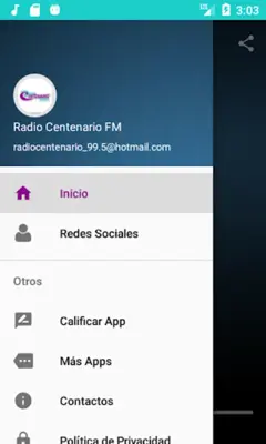 Radio Centenario 99.5 FM android App screenshot 0